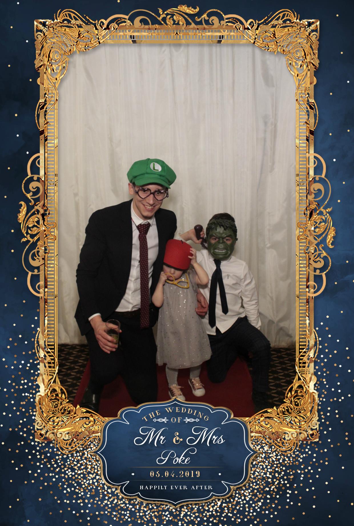 Mr & Mrs Poke | View more photos from the event at gallery.myphotoboothexperience.co.uk/u/MyPhotoBoothExperienceLtd/Mr-Mrs-Poke